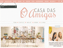 Tablet Screenshot of casadasamigas.com